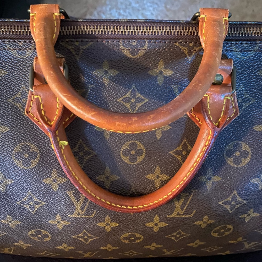 Ask Auth Louis Vuitton Speedy 35 6piece accessory package PRISTINE CONDITION 👜 - Picture 4 of 10